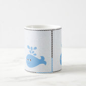 Niedlicher Wal mit Spout Kaffeetasse (Mittel)