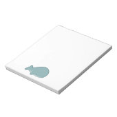 Niedlicher Wal Notizblock (Rotiert)