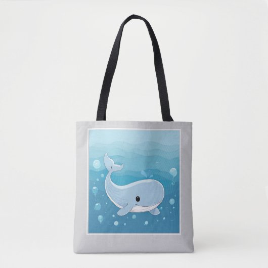 Niedlicher Wal Tasche (Vorderseite)