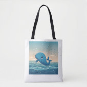 Niedlicher Wal Tasche (Vorderseite)