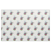 Niedlicher Wal und Wassermelone Stoff (Fat Quarter (45,7 x 55,9 cm))