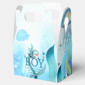 Niedlicher Wal unter Wasser Kinderdusche Geschenkschachtel (Geöffnet)