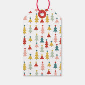 Niedlicher Wald Bunny Rabbit Weihnachten Geschenkanhänger (Rückseite)