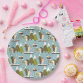 Niedlicher Wald Pappteller (Party)