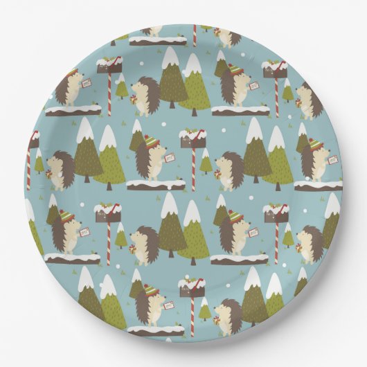 Niedlicher Wald Pappteller (Vorderseite)