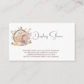 Niedlicher Wald Tierfreunde Kinderdusche Begleitkarte (Vorderseite)