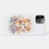 Niedlicher Waldbaby Bär Pints Kinderzimmer Art Case-Mate iPhone Hülle (Rückseite (Horizontal))