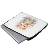 Niedlicher Waldbaby Bär Pints Kinderzimmer Art Laptopschutzhülle (Vorne Knopf)