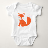 Niedlicher WaldbabyFox Baby Strampler (Vorderseite)