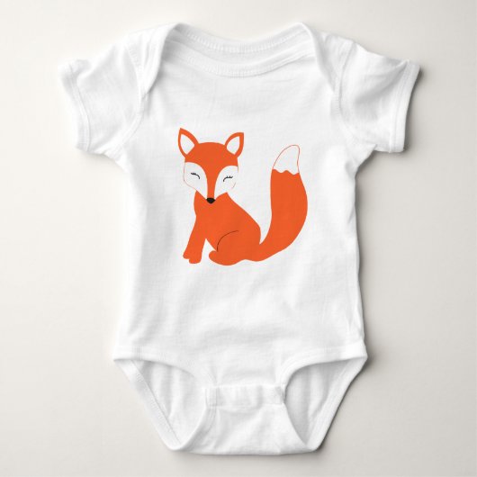 Niedlicher WaldbabyFox Baby Strampler (Vorderseite)