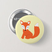 Niedlicher WaldbabyFox Button (Vorne & Hinten)