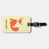 Niedlicher WaldbabyFox Gepäckanhänger (Vorderseite horizontal)