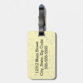 Niedlicher WaldbabyFox Gepäckanhänger (Rückseite vertikal)