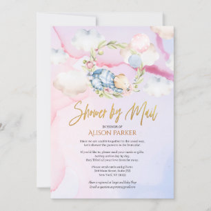 Niedlicher Waldbärenschläger Kinderdusche per Po Einladung