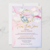 Niedlicher Waldbärentraum | Virtual Baby-Dusche Einladung (Vorderseite)