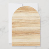 Niedlicher Waldfuchs Herbstsonnendusche Einladung (Rückseite)