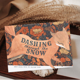 Niedlicher Waldfuchs Wasserfarbe Einladung