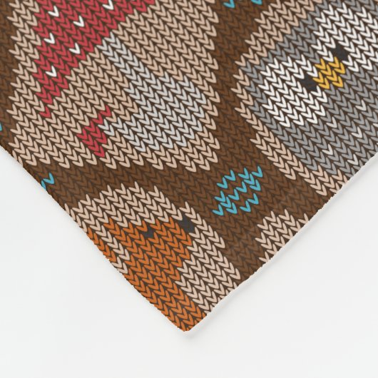 Niedlicher Waldherbst Fleecedecke (Ecke)