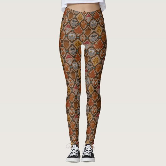 Niedlicher Waldherbst Leggings (Vorderseite)