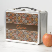 Niedlicher Waldherbst Metall Brotdose (Beispiel)