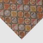 Niedlicher Waldherbst Seidenpapier (Detail)