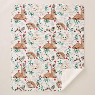 Niedlicher Waldkreter Sherpa Blanket Sherpadecke