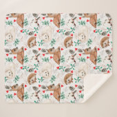 Niedlicher Waldkreter Sherpa Blanket Sherpadecke (Vorderseite (Horizontal))