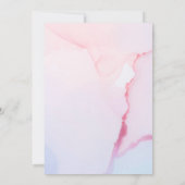 Niedlicher Waldschlafbär | Babydusche Einladung (Rückseite)