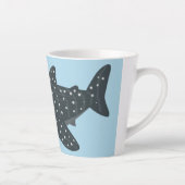 Niedlicher Walhai-Happy Cartoon-Abbildung Milchtasse (Rechts)