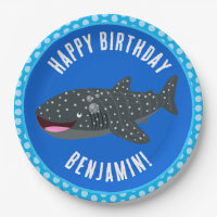 Niedlicher Walhai personalisierter Geburtstag