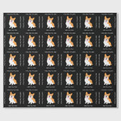 Niedlicher WaliserPembrokecorgi-Welpe Geschenkpapier (Flach)