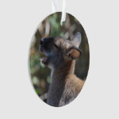 Niedlicher Wallaby Ornament (Vorderseite)