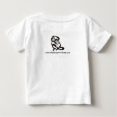 Niedlicher Wangenaffen - BONOBO - Afrika Baby T-shirt (Rückseite)