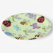 Niedlicher Wanzen-Papier-Teller Pappteller (Schrägansicht)