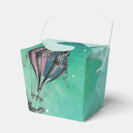 Niedlicher WARZWERT LUFTBALLOON GENDER REVEAL Gust Geschenkschachtel