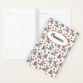 Niedlicher Waschbär mit Wassermelone personalisier Planer (Anzeige)