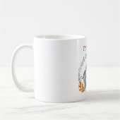 niedlicher Wasserfarbelefant Kaffeetasse (Links)