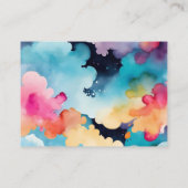 Niedlicher Wasserfarben Llama Mama Mexican Windelr Begleitkarte (Rückseite)