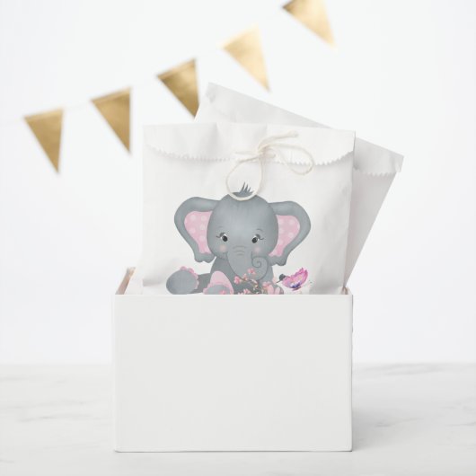 Niedlicher Wasserfarbenelephant Geschenktütchen (Party)