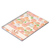 Niedlicher Wasserfarbenkürbis Notizblock (Linke Seite)