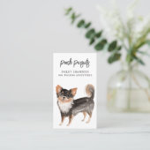 Niedlicher Wasserfarbenwalzer Visitenkarte (Stehend Vorderseite)