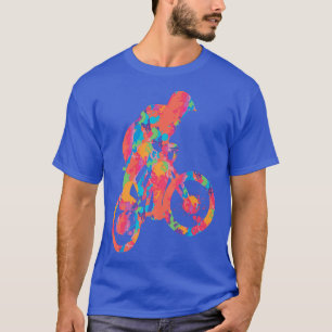 Niedlicher Wasserfarbenzyklus für farbenfrohe Radf T-Shirt