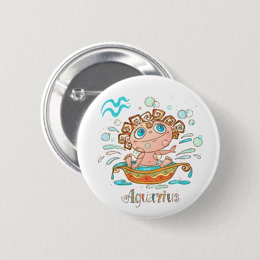Niedlicher Wasserhahn Button (Vorne & Hinten)