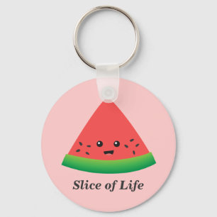 Niedlicher Wassermelone Rosa Schlüsselanhänger