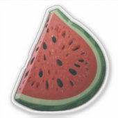 Niedlicher Wassermelone-Sticker Aufkleber (Vorderseite)
