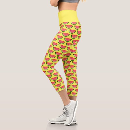 Niedlicher Wassermelonenschnitt kurze Leggings im (Links)