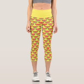 Niedlicher Wassermelonenschnitt kurze Leggings im (Vorderseite)