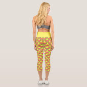 Niedlicher Wassermelonenschnitt kurze Leggings im (Rückseite)