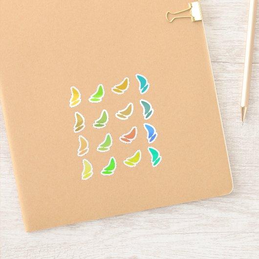 Niedlicher Wassersport Aufkleber (Notizbuch)