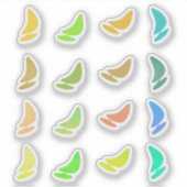 Niedlicher Wassersport Aufkleber (Vorderseite)